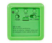 Digital Clock Shock-proof Snooze Function Silicon Cover Electrical LED Clock Household Supplies - Green