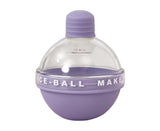 2Pcs Ice Cube Mold Reusable DIY Creative Light Bulb Shape Ice Ball Maker Household Supplies -Purple