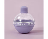 2Pcs Ice Cube Mold Reusable DIY Creative Light Bulb Shape Ice Ball Maker Household Supplies -Purple