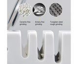 Sharpening Stone Tungsten Steel Scissors Whetstone-White