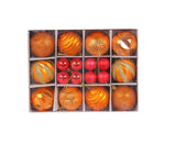 26Pcs Christmas Tree Balls Adorable Exquisite Prop-Orange