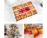 26Pcs Christmas Tree Balls Adorable Exquisite Prop-Orange