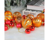 26Pcs Christmas Tree Balls Adorable Exquisite Prop-Orange
