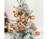 26Pcs Christmas Tree Balls Adorable Exquisite Prop-Orange
