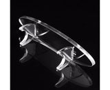 Showing Stand Sturdy Decorative 8mm Acrylic Durable Display Stand for Living Room-Transparent