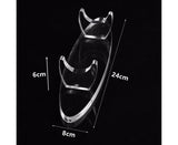 Showing Stand Sturdy Decorative 8mm Acrylic Durable Display Stand for Living Room-Transparent