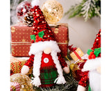 Christmas Plush Doll Window Dressing Ornament for Festival-Red Berries