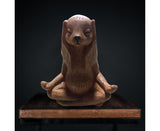Figurine Rabbit Mold Home Decor Resin Easter Thanksgiving Small Statue for Office