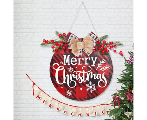 Hanging Plaque for Door-Red