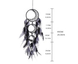 Feather Dream Catcher Home Decor-Black