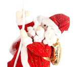Delicate Christmas Hanging Pendants Realistic Fabric Animated Festival Adornments for Gifts-L