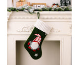Christmas Stocking Hat babies Gift Bag-Green