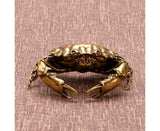 Brass Crab Statue for Gift-Brass Color
