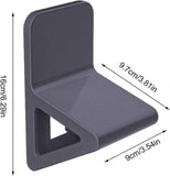 Black Shower Foot Rest, No Drill, for Shaving