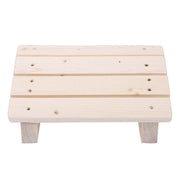 Wooden Tilted Desk/Bathroom Foot Rest Stool, 30*20*11cm