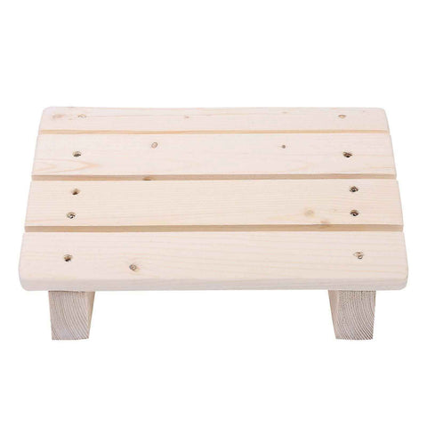 Wooden Tilted Desk/Bathroom Foot Rest Stool, 30*20*11cm
