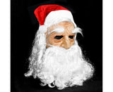 Halloween Creative Santa Claus Shape Christmas Cosplay Costume Decor Face Cover-C