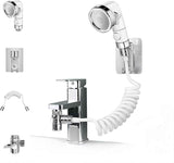 Shower Head Set with Hose, Adjustable Handheld Shower