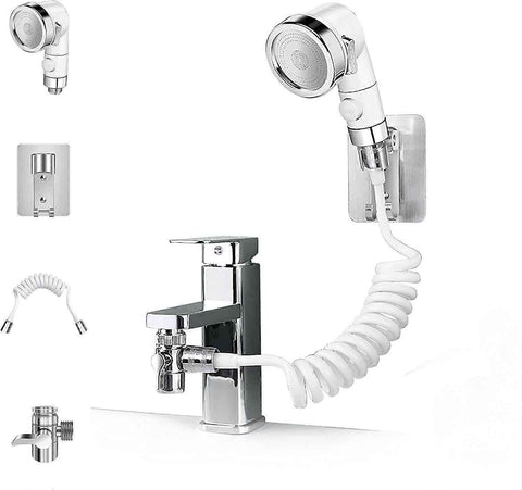 Shower Head Set with Hose, Adjustable Handheld Shower
