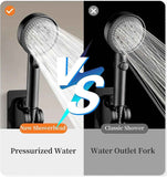 High Pressure Adjustable Shower Head with 1.5M Hose, Anti-Limescale
