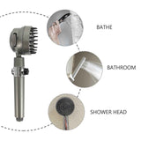 Plastic Removable Household Shower Head for Bath Use