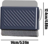 Multifunctional Window & Shower Squeegee with Grout Brush, Blue