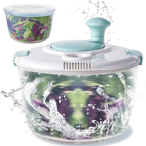 Salad Spinner 4.8Qt Vegetable Lettuce Washer Dryer Bowl