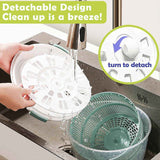 Salad Spinner 4.8Qt Vegetable Lettuce Washer Dryer Bowl