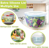 Salad Spinner 4.8Qt Vegetable Lettuce Washer Dryer Bowl