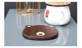 Wooden Drink Coasters for Glasses Tabletop Protection