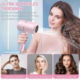 Negative Ion High Power Hair Dryer Pink Lightweight Compact