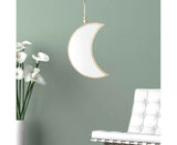 Moon Shape Mirror Decor for Bedroom-Natural