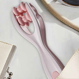 Hand Massage Roller Double Ball Design, Pink Hand Massager Tool