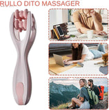 Hand Massage Roller Double Ball Design, Pink Hand Massager Tool