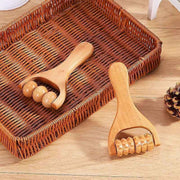 Wooden Roller Massager for Neck Shoulder Leg & Foot Massage