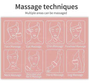 Red Light Facial Lifting Guasha Device, Anti-Aging Portable Electric Face Massager