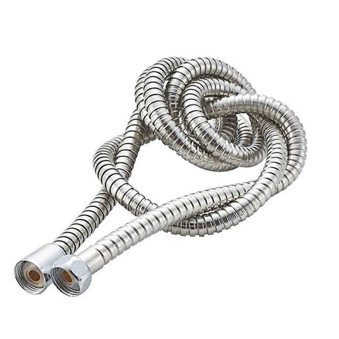 Stainless Steel Replacement Shower Hose, Double Buckle 200cm Shower Tube