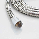 Stainless Steel Replacement Shower Hose, Double Buckle 200cm Shower Tube