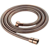 Stainless Steel Electroplated Handheld Shower Hose Attachment, 1.5m Rose Gold