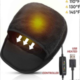 USB Electric Heated Mouse Pad Hand Warmer - Reusable, 3 Temperatures