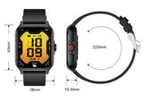 1.85inch HD Fitness Tracker Smart Watches for Men Women Compatible with Android iOS