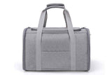 Portable Travel Bag Soft Crate Cage Cat Bag Animal Carriers for Pets -Grey