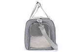 Portable Travel Bag Soft Crate Cage Cat Bag Animal Carriers for Pets -Grey