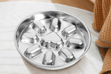 Slow Feeder Dog Bowl Stainless Steel Non Slip Puzzle Maze Bowl Slow Down Eating