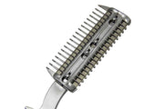 Two Sided Pet Grooming Comb with Razor for Dog Cat Fur Trimming and Thinning