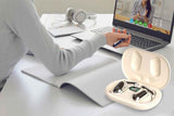 Real-Time AI Translation Earbuds Wireless Headphones for Travel Meetings Learning - Skin Tone