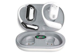 Real-Time AI Translation Earbuds Wireless Headphones for Travel Meetings Learning - White