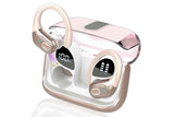 Wireless Bluetooth 5.4 Headphone Over Ear Bud IPX5 Waterproof Earphone for Sport Running - Rose Gold