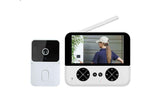 Wireless Doorbell Camera Video Door Bell Smart Intercom Security Phone Camera Indoor Outdoor - White