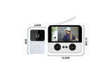 Wireless Doorbell Camera Video Door Bell Smart Intercom Security Phone Camera Indoor Outdoor - White